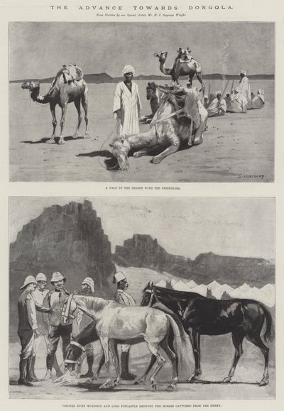 The Advance towards Dongola by Charles Auguste Loye